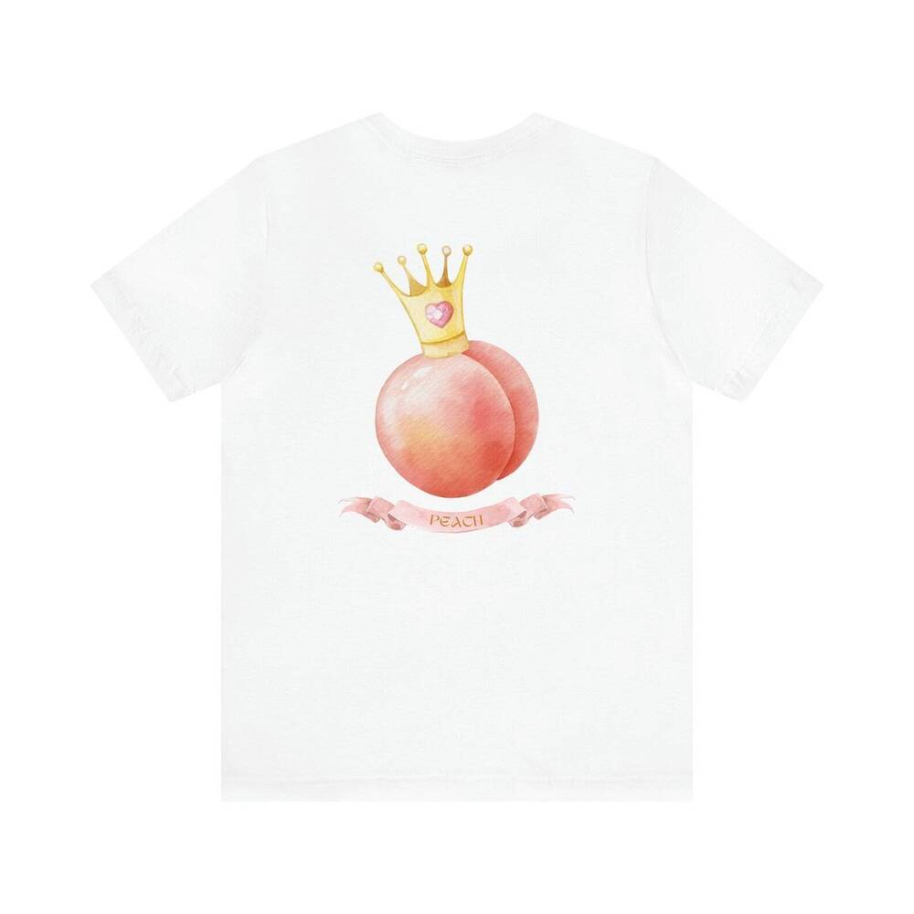 Watercolor Peach Princess T Shirt Unisex Jersey Tee